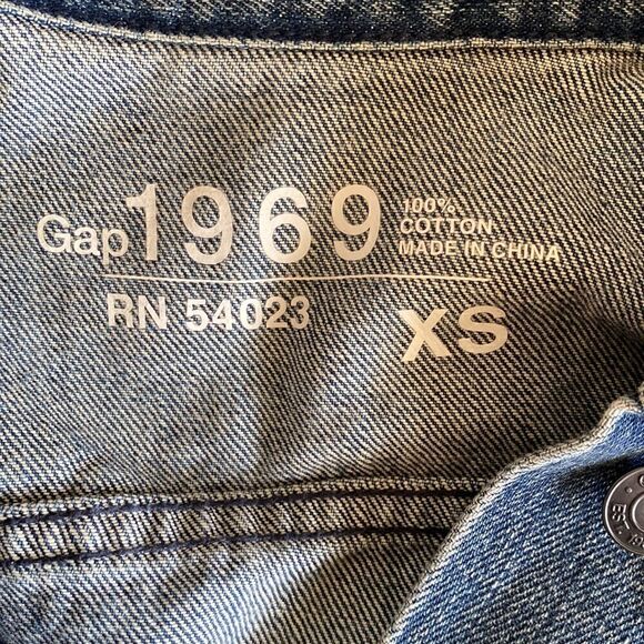 Gap 1969 Denim Trucker Jean Jacket Size XS - Picture 12 of 14